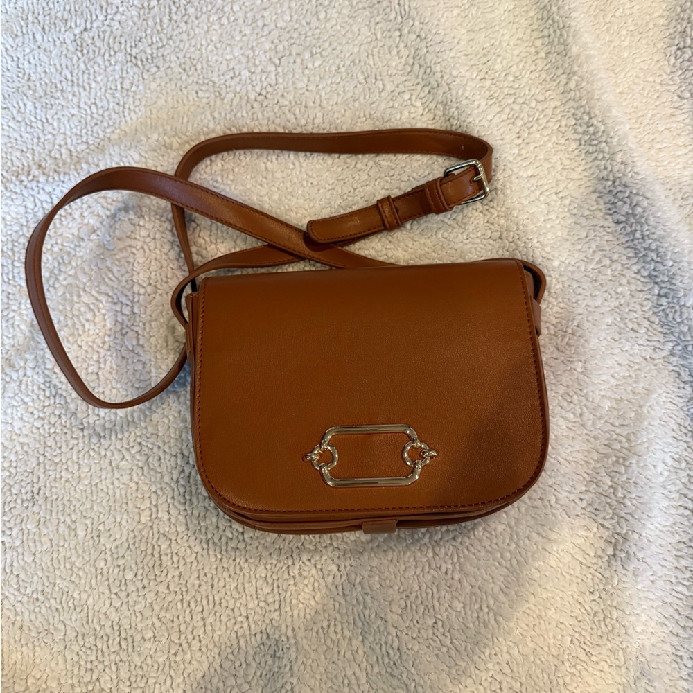 Forever 21 Brown Crossbody Bag with Adjustable Straps